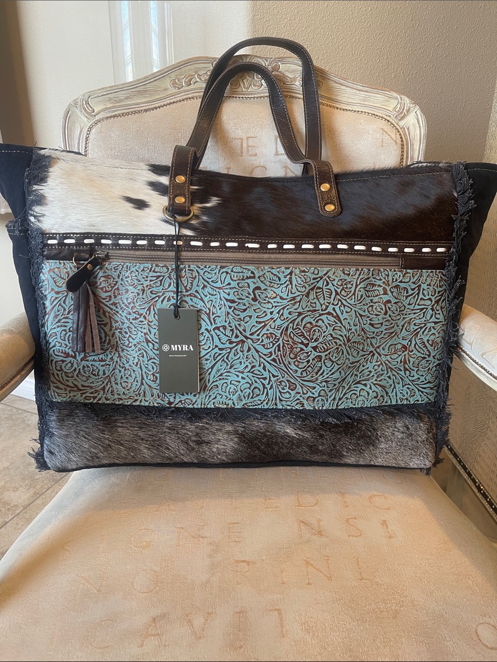 Myra-Seagrass Weekender /
Actual Bag